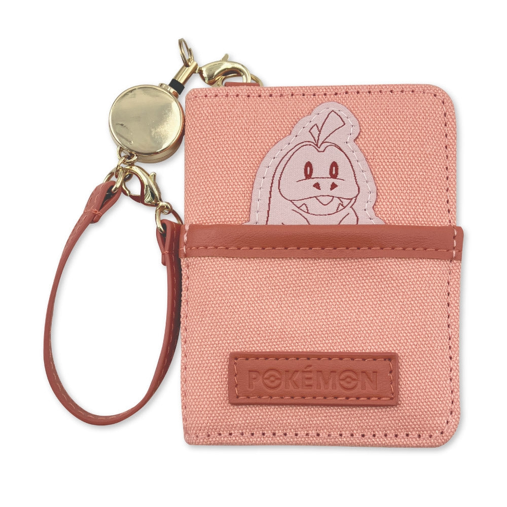 Bi-fold pass case Hyokkori emblem Hogeta