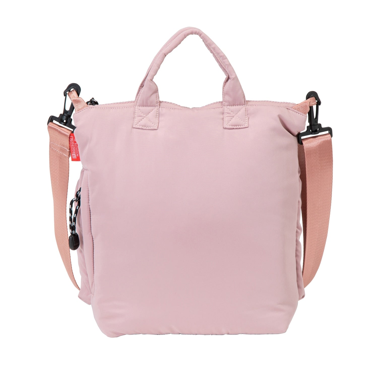 Monpoke Root Tote Square Puff Tote Pink