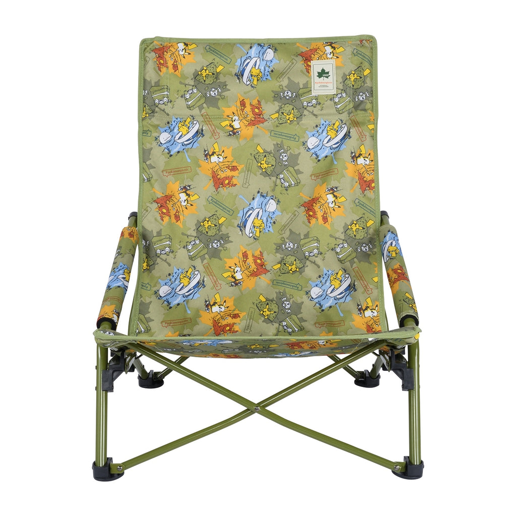 Detailed view of LOGOS Agra chair, a Japan-exclusive Pokémon collectible