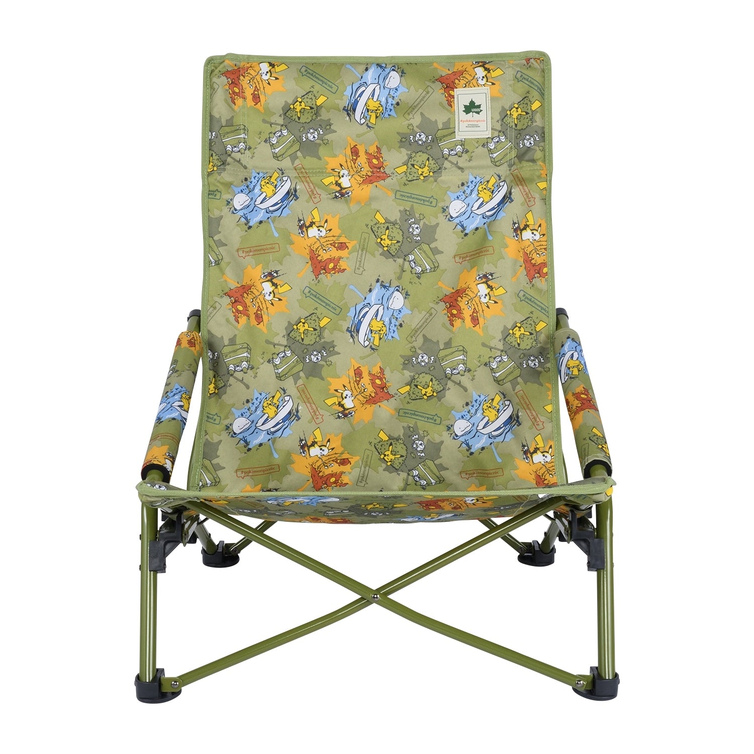 Detailed view of LOGOS Agra chair, a Japan-exclusive Pokémon collectible