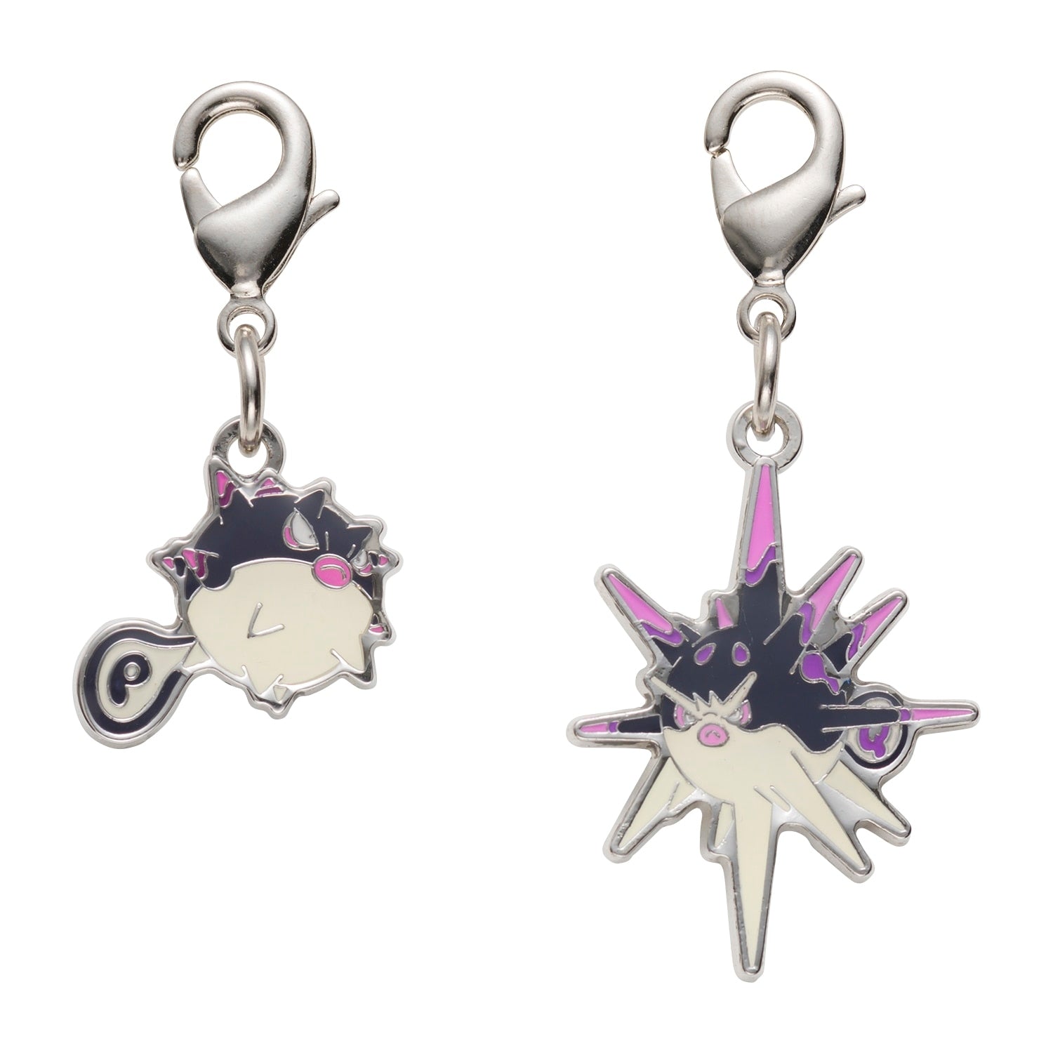 Pokemon metal charm H211･904, Harrysui and Hariman figures, from Japan