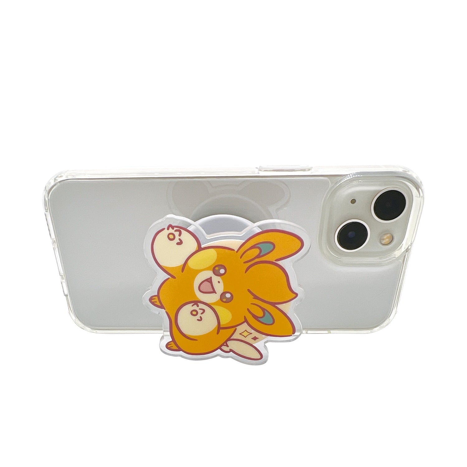 Pawmi phone grip with Electric-type details, sourced from Japan