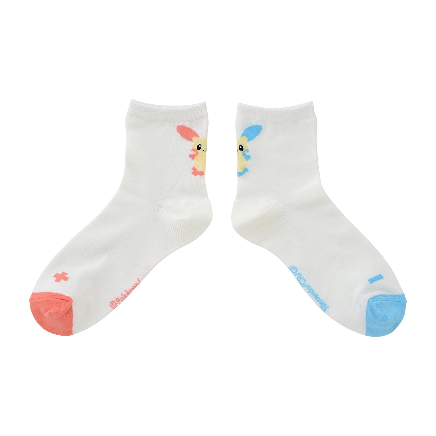 [Choose] Middle socks Plusle Minan (19-21cm)/(23-25cm)