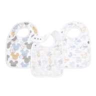 [aden + anais] Muslin snap bibs 3 pieces mickey+minnie ASNC30009DIJ