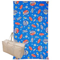 Cars Lightning McQueen Nap Futon Set 3 Pieces 100% Cotton Mattress Waterproof Bag Name Tag Included NZ1260-3