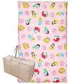 Disney Princess Nap Comforter Set, 3 Pieces, 100% Cotton, Mattress, Waterproof Bag, Name Tag Included, NZ1264-3