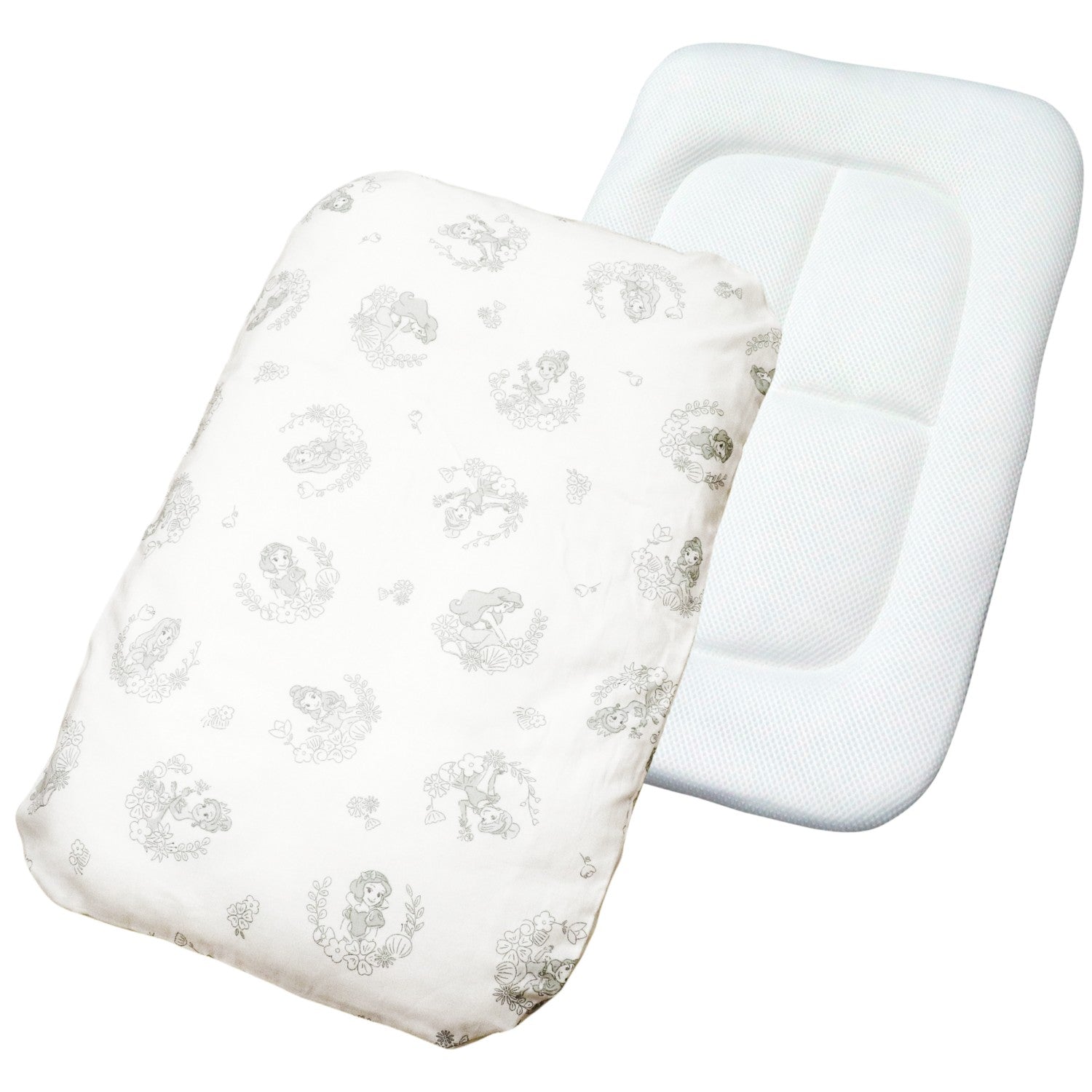 Disney Princess Hug Futon Monotone Organic Cotton Double Gauze 100% Cotton 3 Layer Structure Mesh NZ1124P-ME-G