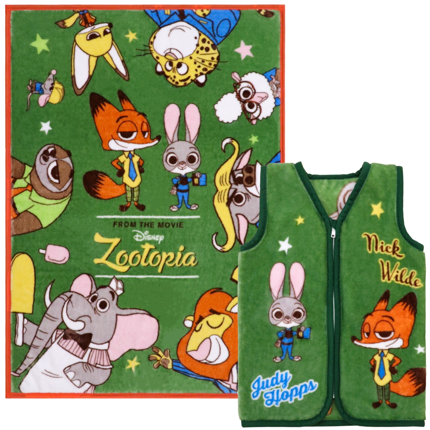Zootopia Blanket + Sleeper 2 Piece Set New Meyer NZ2002s-ZO
