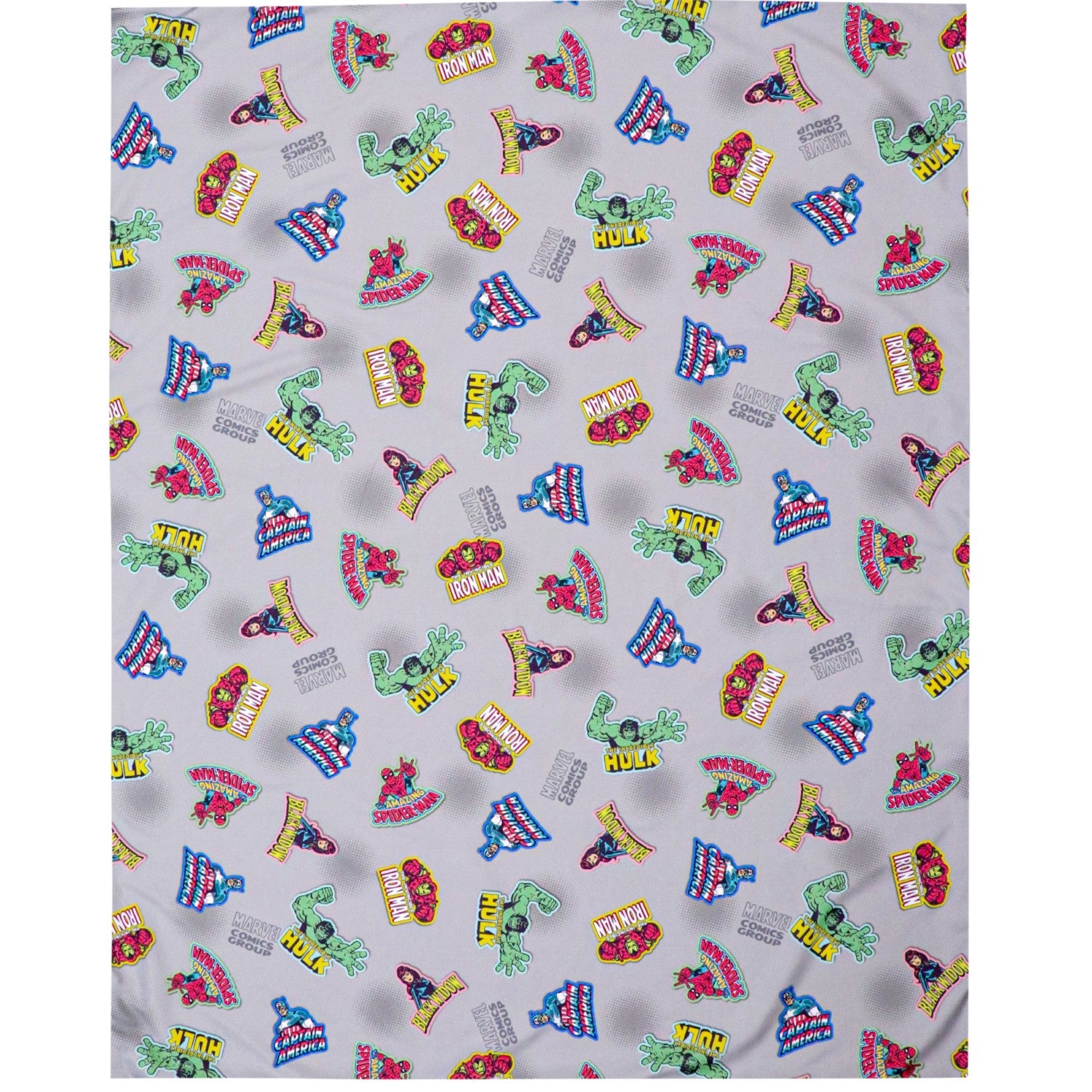 Marvel Duvet Cover 105 x 130cm Avengers Spider-Man Iron Man Captain America Hulk Black Widow Peach Skin Processing Baby Duvet Cover NM3021-T1