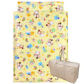 Tsum Tsum Disney Character Nap Futon Set 8 Pieces 100% Cotton Waterproof Bag Water Repellent Bag with Name Tag NZ1263