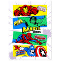Marvel Towel Blanket 100 x 140cm Avengers Spider-Man Iron Man Captain America Hulk Front Gauze Back Pile 100% Cotton NM1410-AG