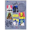 Star Wars Towel Blanket 100 x 140cm STAR WARS Darth Vader Yoda R2-D2 C-3PO St...