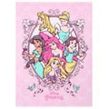 Disney Princess Towel Blanket 100 x 140cm Rapunzel Ariel Cinderella Belle Sno...