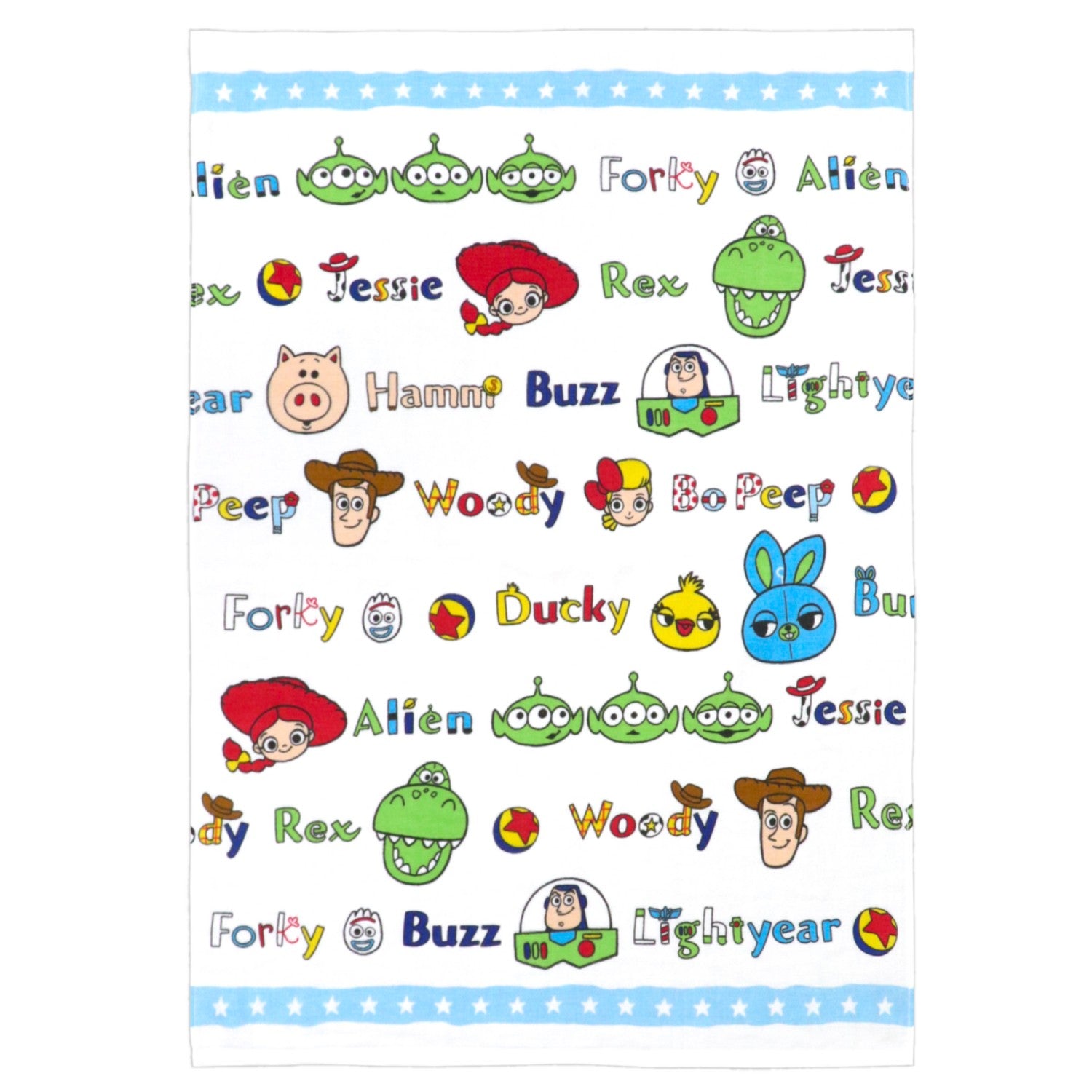 Toy Story Woody Buzz Lightyear Towel Blanket 70 x 100cm Outer Gauze Back Pile...