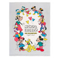 Mickey Minnie Donald Daisy Towel Blanket 85 x 115cm Gauze Outer Pile Back 100% Cotton NZ1802