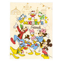 Mickey Minnie Donald Daisy Towel Blanket 85 x 115cm Gauze Outer Pile Back 100% Cotton NZ1810-MK