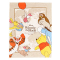 Winnie the Pooh Tigger Piglet Eeyore Towel Blanket 85 x 115cm Gauze Outer Pil...