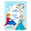 Anna Elsa Olaf Towel Blanket Frozen 85 x 115cm Outer Gauze Back Pile 100% Cotton NZ1811-FR