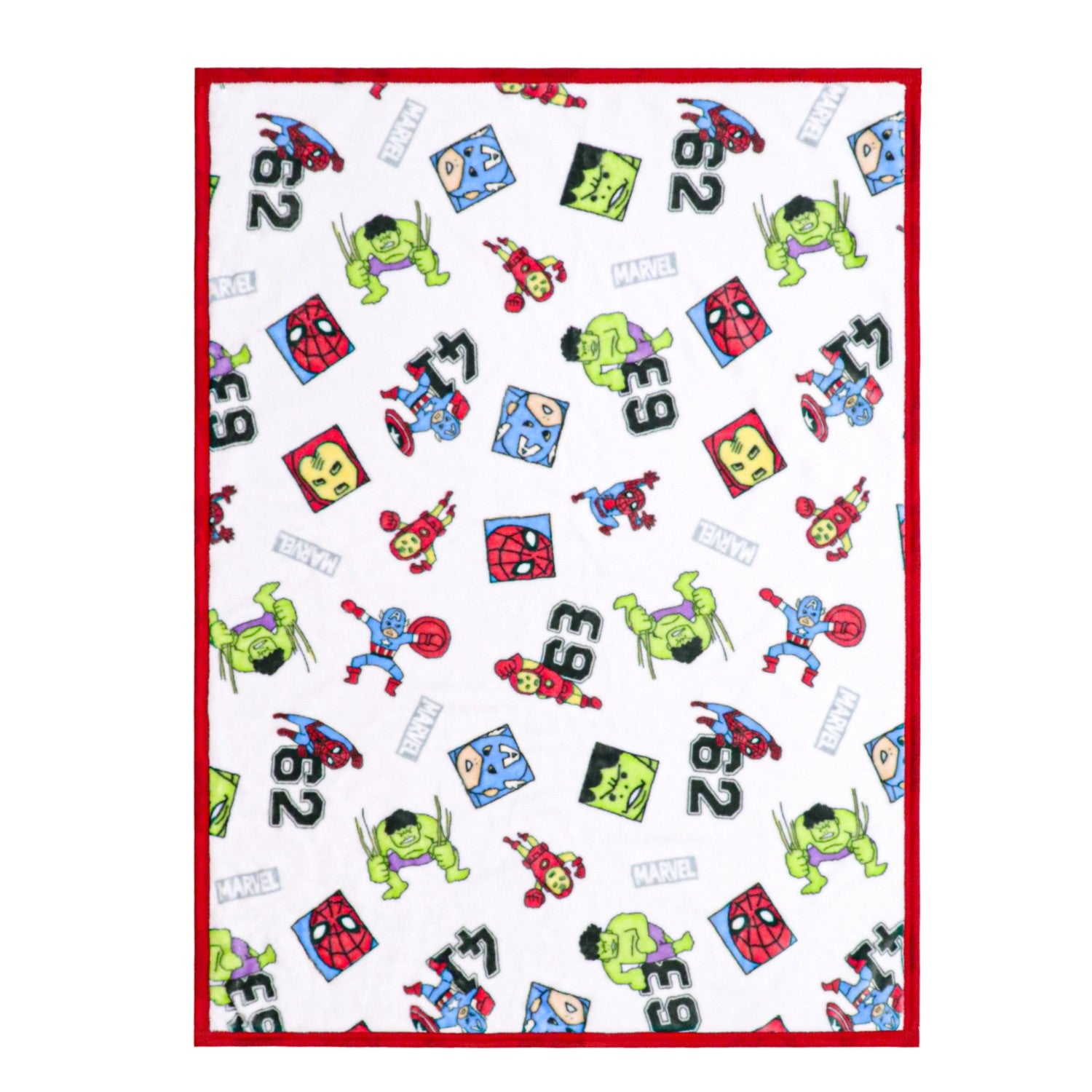 Marvel Blanket 85 x 115cm New Meyer Avengers Spider-Man Iron Man Captain America Hulk NM1921-B