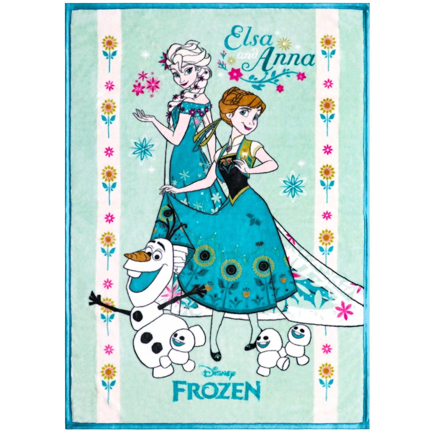 Anna Elsa Olaf Blanket Frozen 100 x 140cm New Meyer NZ2400-FR