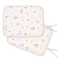 Pooh & Friends Diaper Changing Sheet, Set of 2, 45 x 58cm, Waterproof Back, 100% Cotton, Pile, Water Absorbent Finish, NZ3222-A