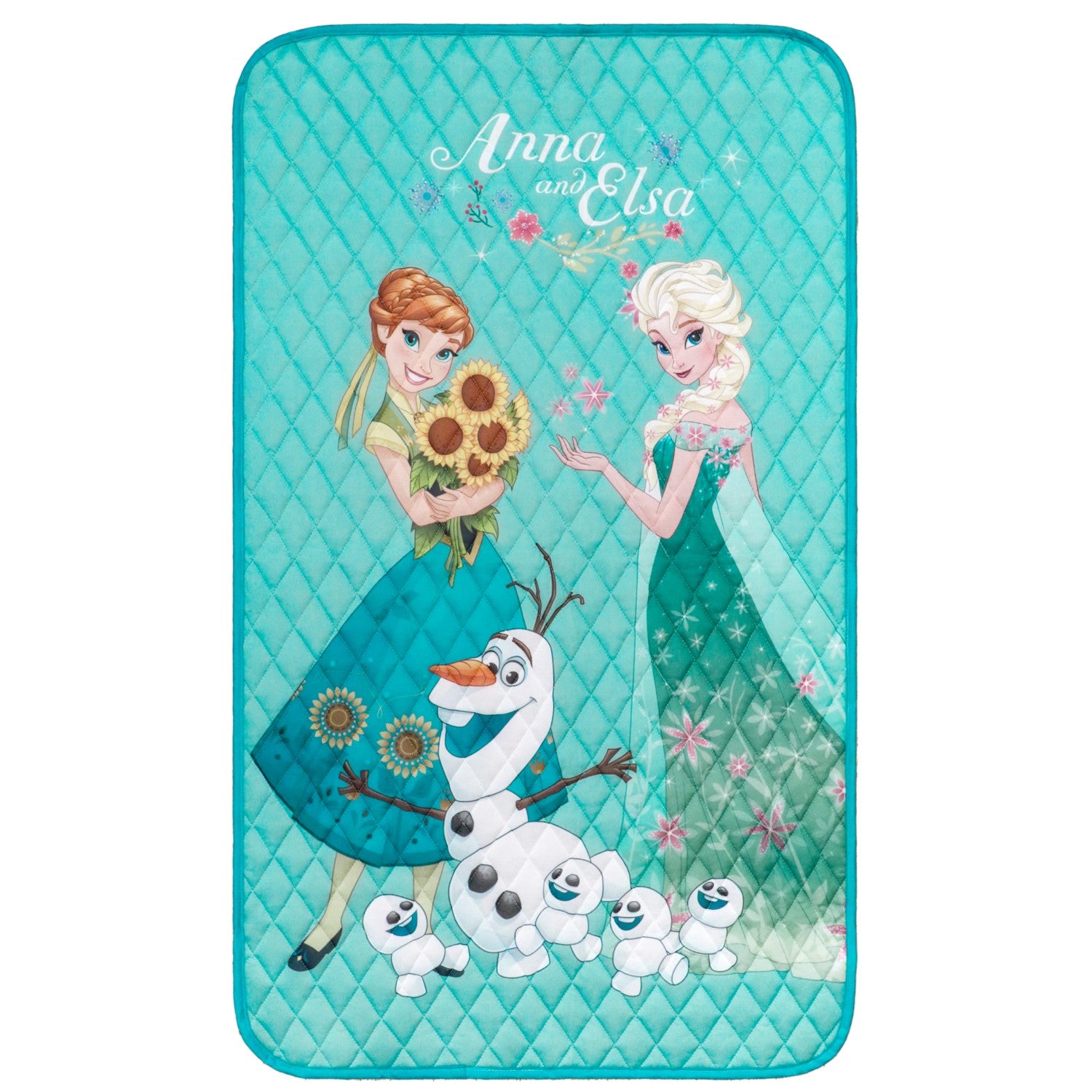 Anna Elsa Olaf Cooling Quilt Pad Frozen 70 x 120cm Cool Cool Touch NZ3300-FR