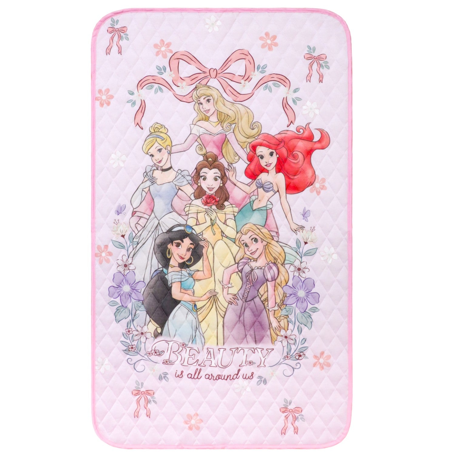 Disney Princess Cooling Quilt Pad 70 x 120cm Cool Touch NZ3300-PR