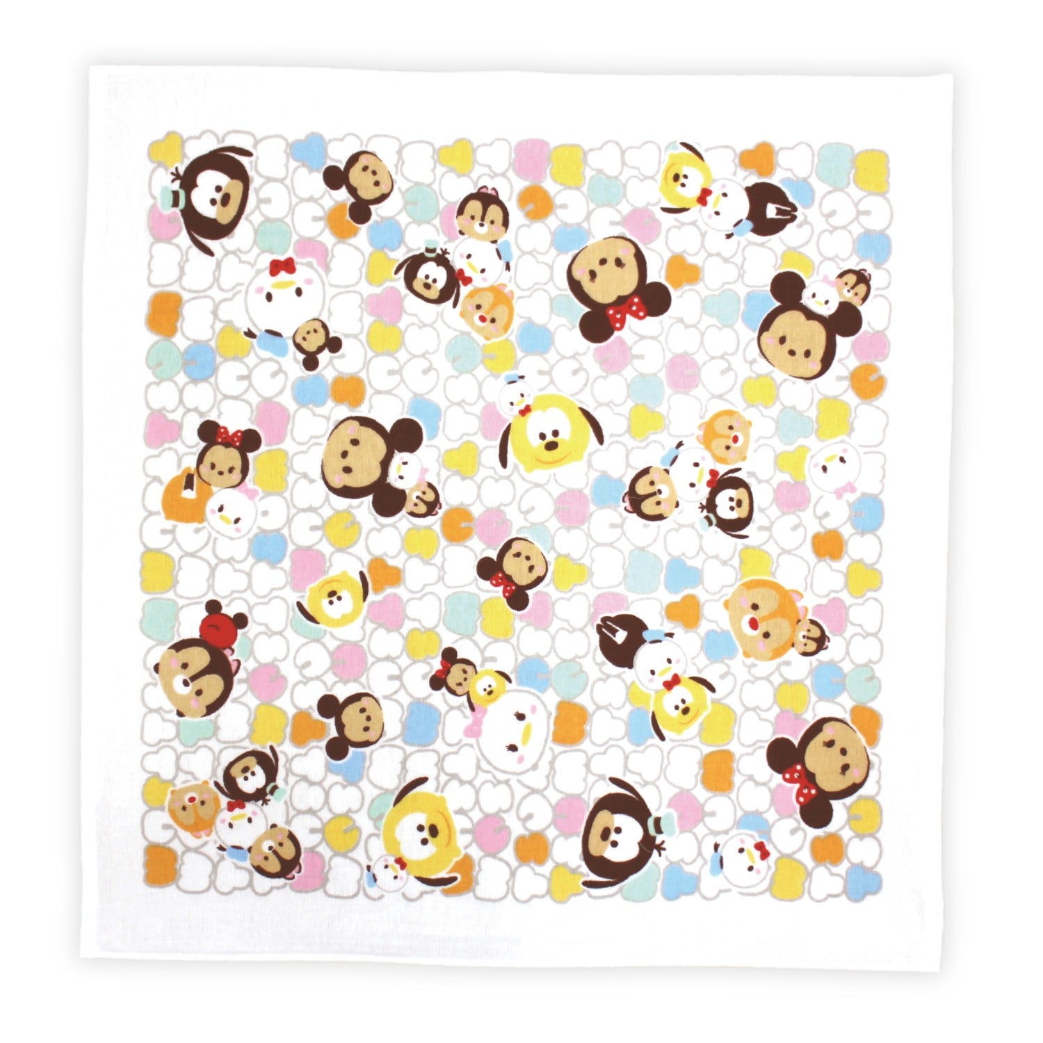 Tsum Tsum Bath Towel Bath Towel 80 x 80 cm 100% Cotton Gauze Outer Pile Back ...