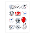 101 Dalmatians Towel Blanket 85 x 115cm Outer Gauze Back Pile 100% Cotton NZ8626