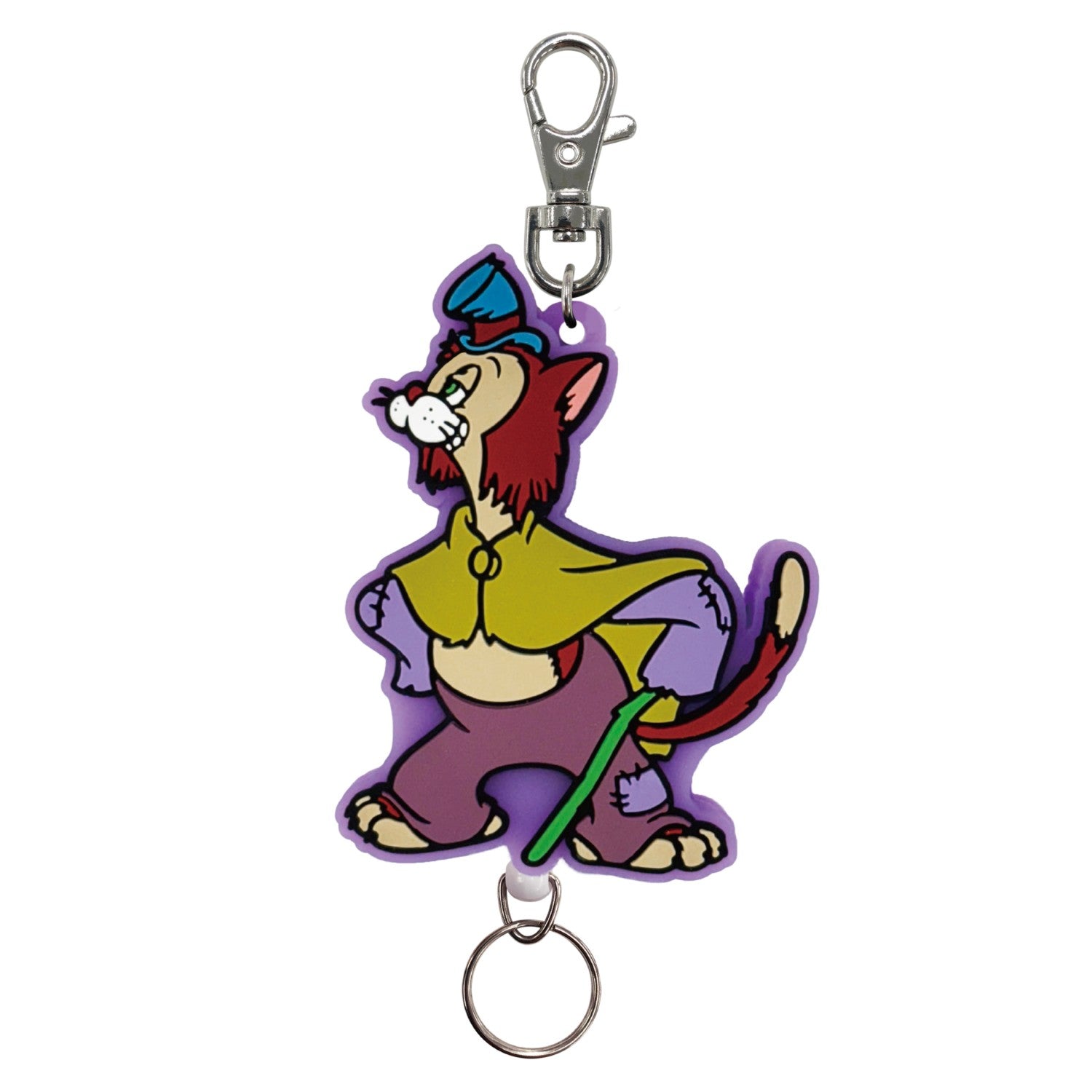 Pinocchio/Gideon Rubber Reel Keychain