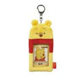 Disney Pooh Card Holder Boa Photo Keychain from Japan, featuring cute Pooh design