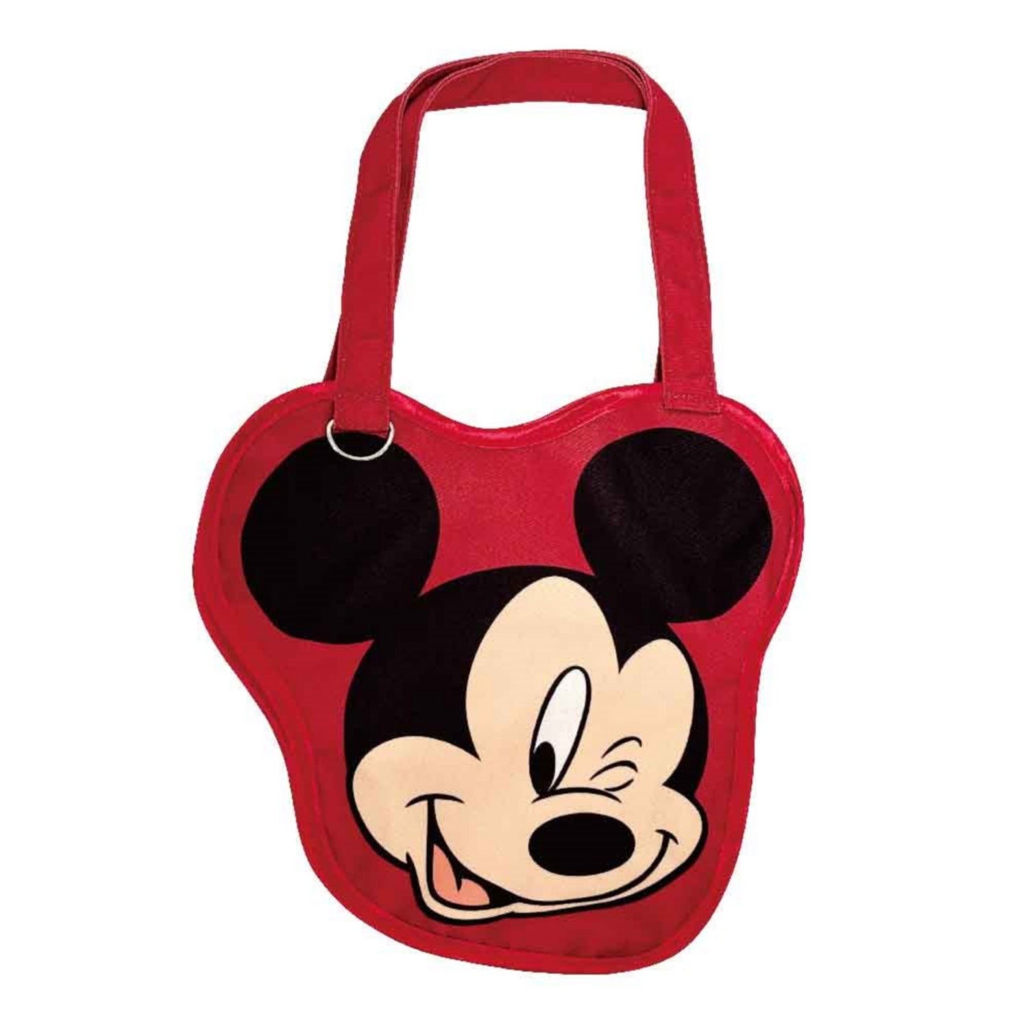 Mickey face die-cut tote bag