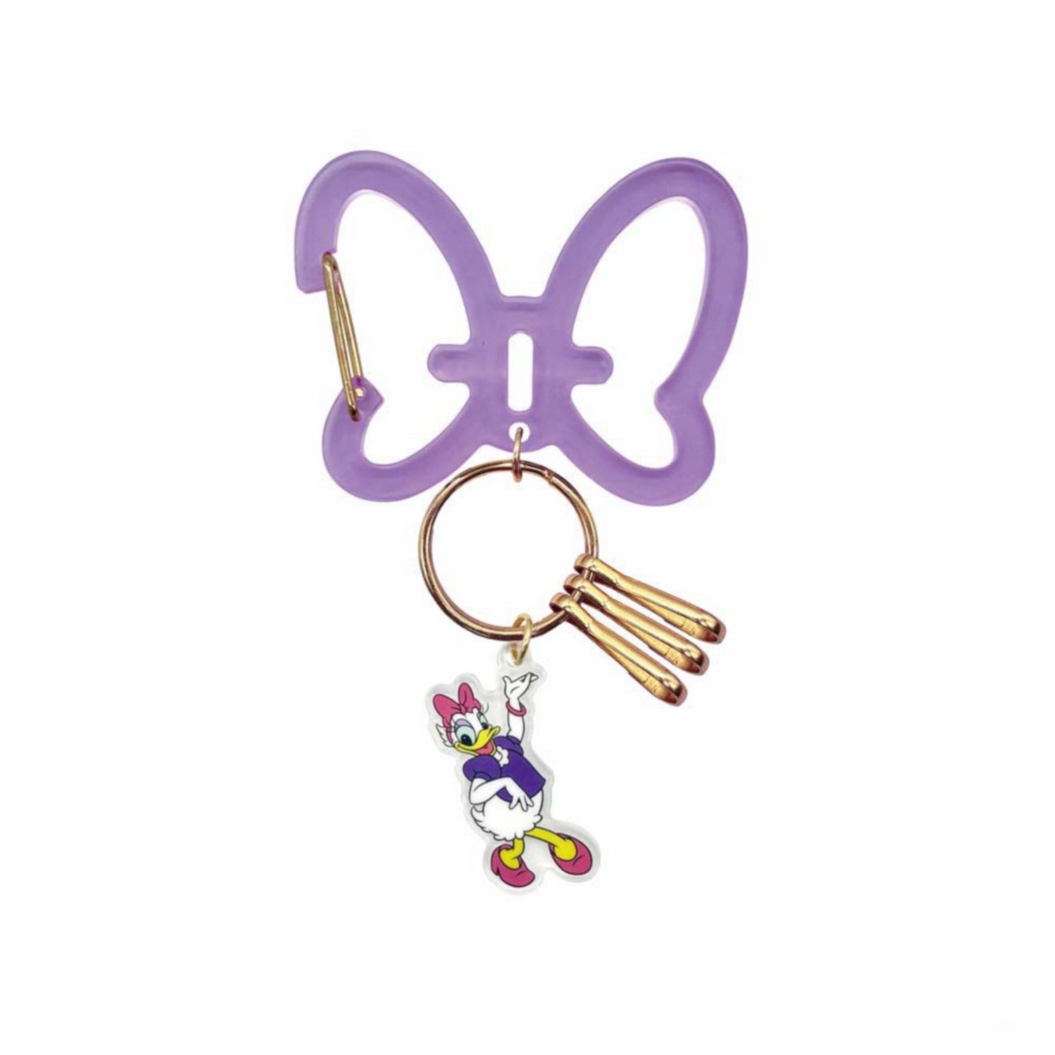 Daisy Duck Acrylic Carabiner Charm