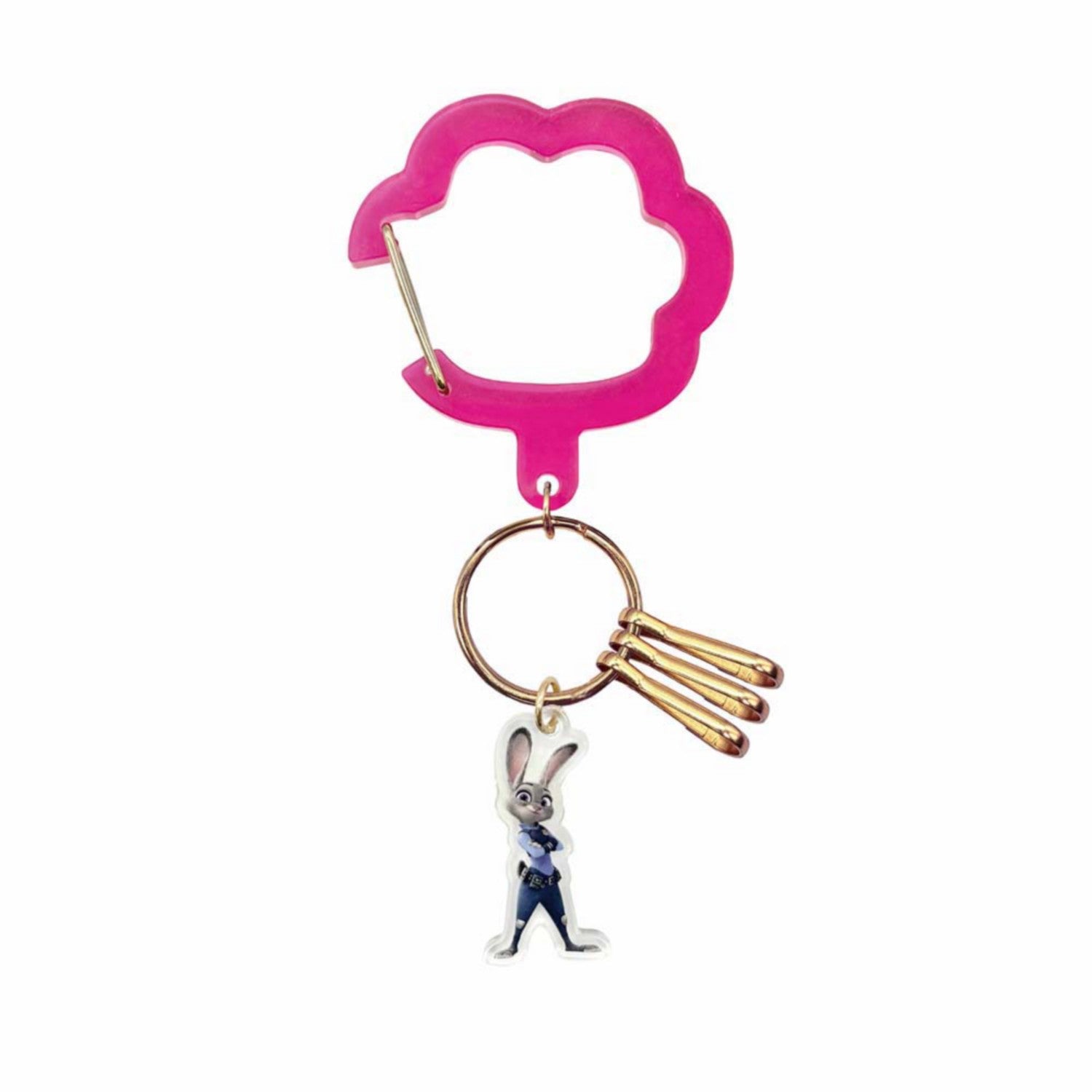 Judy Hopps Acrylic Carabiner Charm