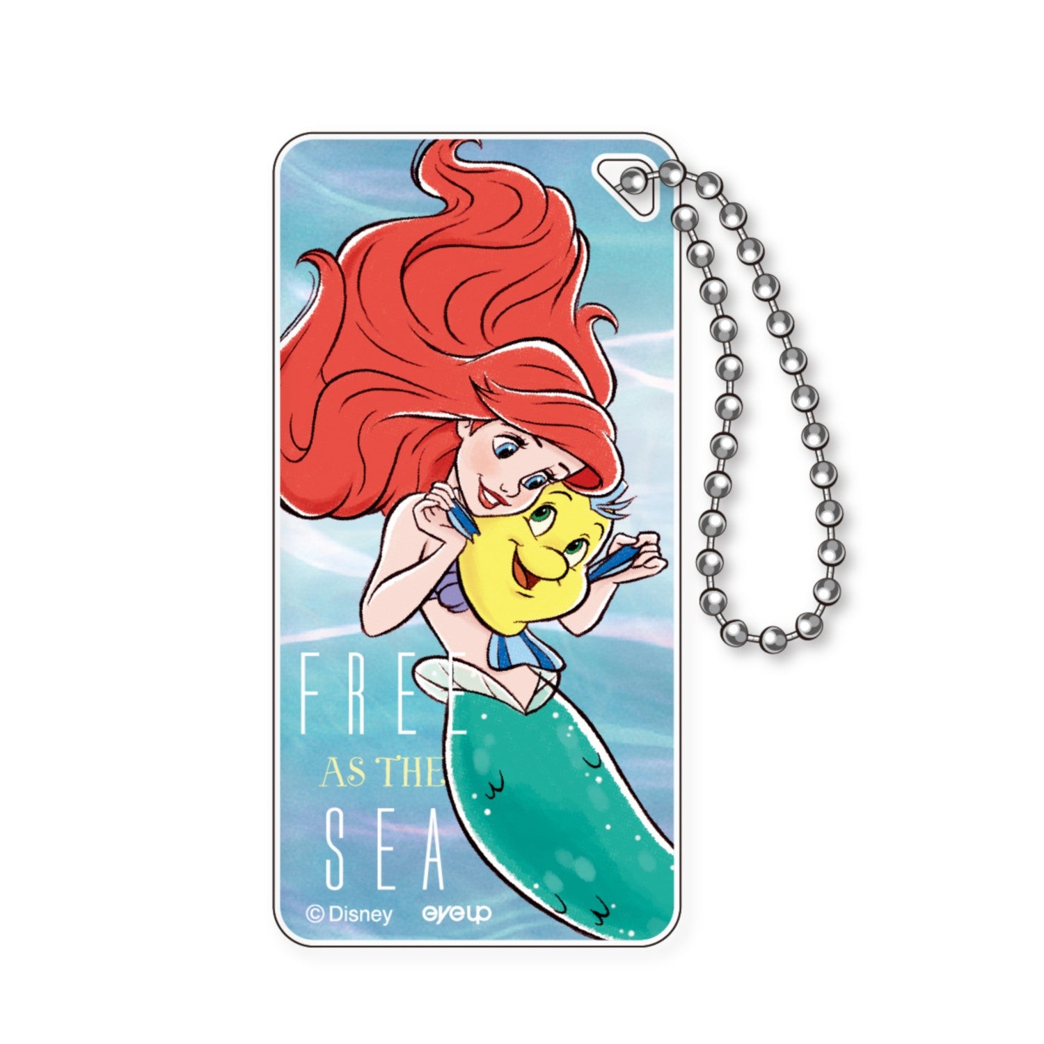 The Little Mermaid Domiterior Keychain (Ariel & Flounder)