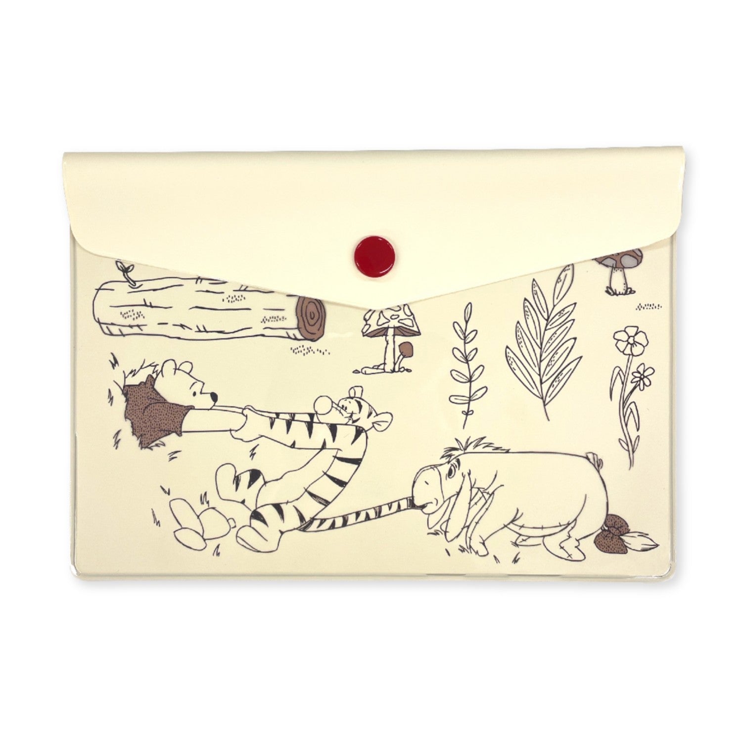 Winnie the Pooh envelope case (Friends)