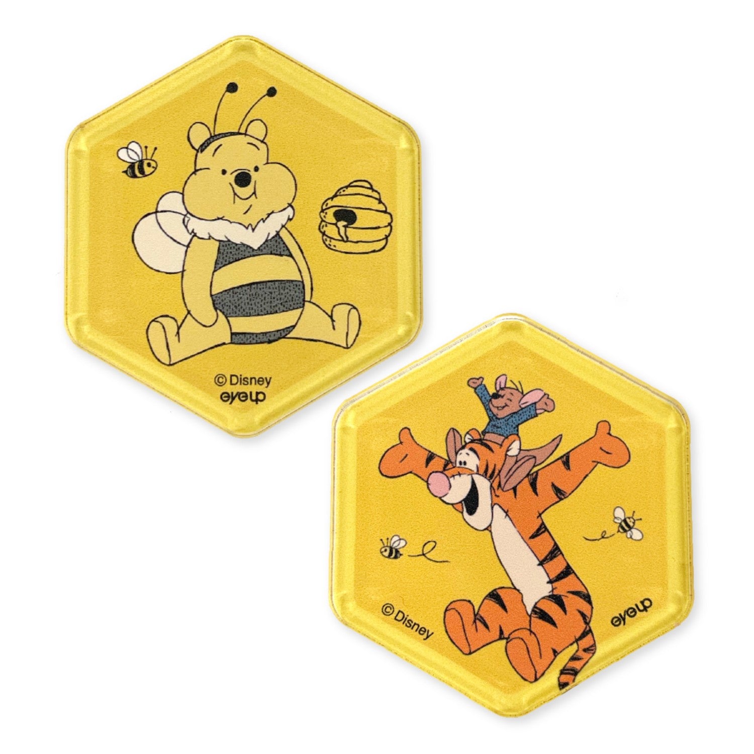 Winnie the Pooh Honeycomb Acrylic Magnet Set (Pooh & Tigger)