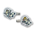 Acrylic hair clip set (Astronaut/Chip & Dale)