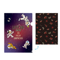 Metallic clear file (Astronaut/Red)
