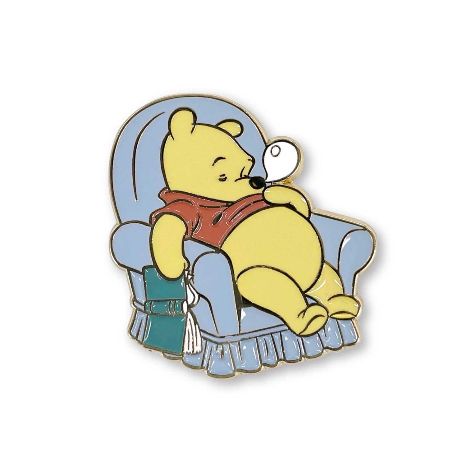 Winnie the Pooh Pin Badge A Relaxing Time (B)