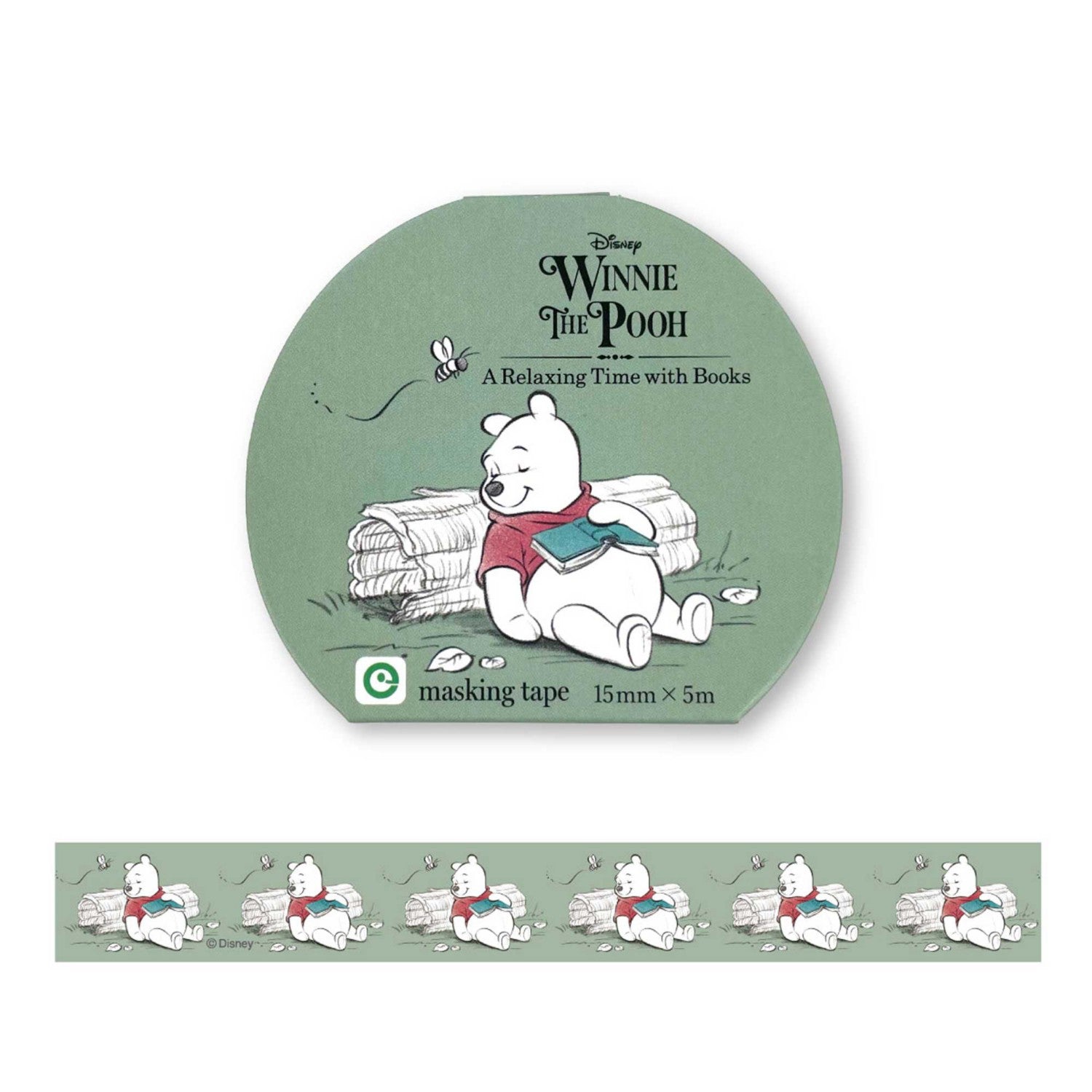 Winnie the Pooh Masking Tape A Relaxing Time (green)