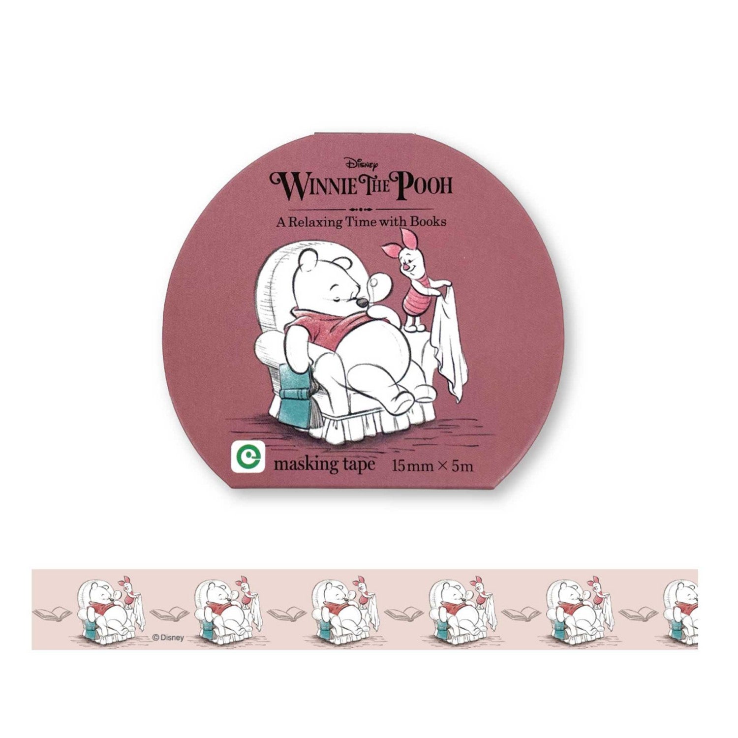 Winnie the Pooh Masking Tape A Relaxing Time (red)