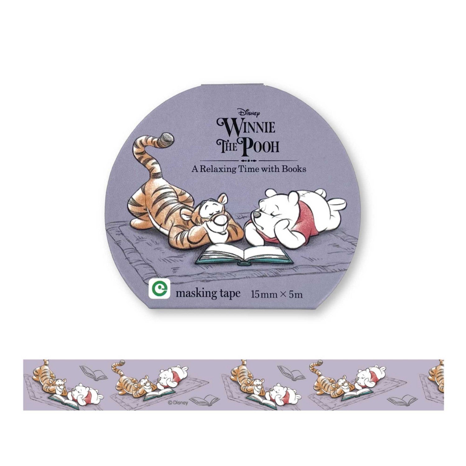 Winnie the Pooh Masking Tape A Relaxing Time (purple)