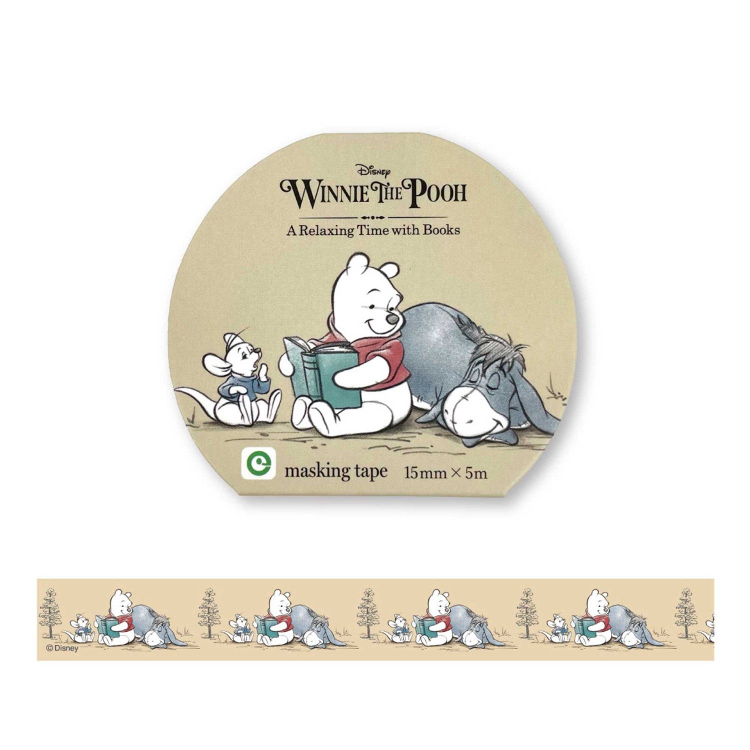 Winnie the Pooh Masking Tape A Relaxing Time (beige)