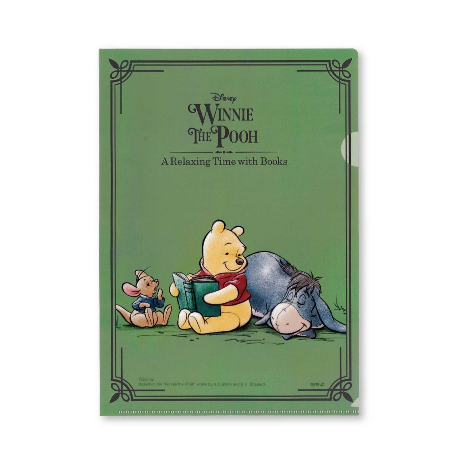 Winnie the Pooh Gimmick Clear File A RelaxingTime (green)