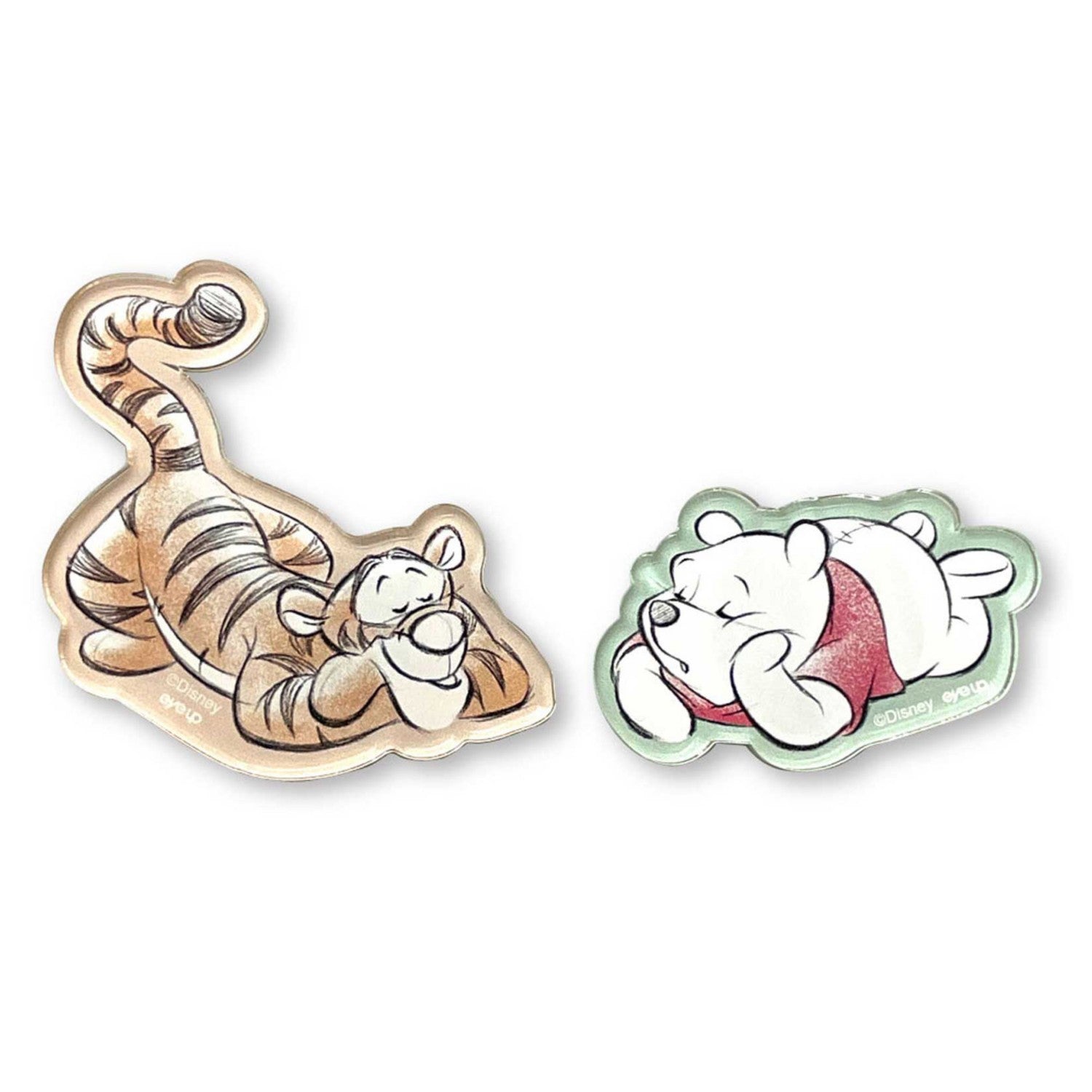Winnie the Pooh Acrylic Magnet A Relaxing Time (Pooh & Tigger)