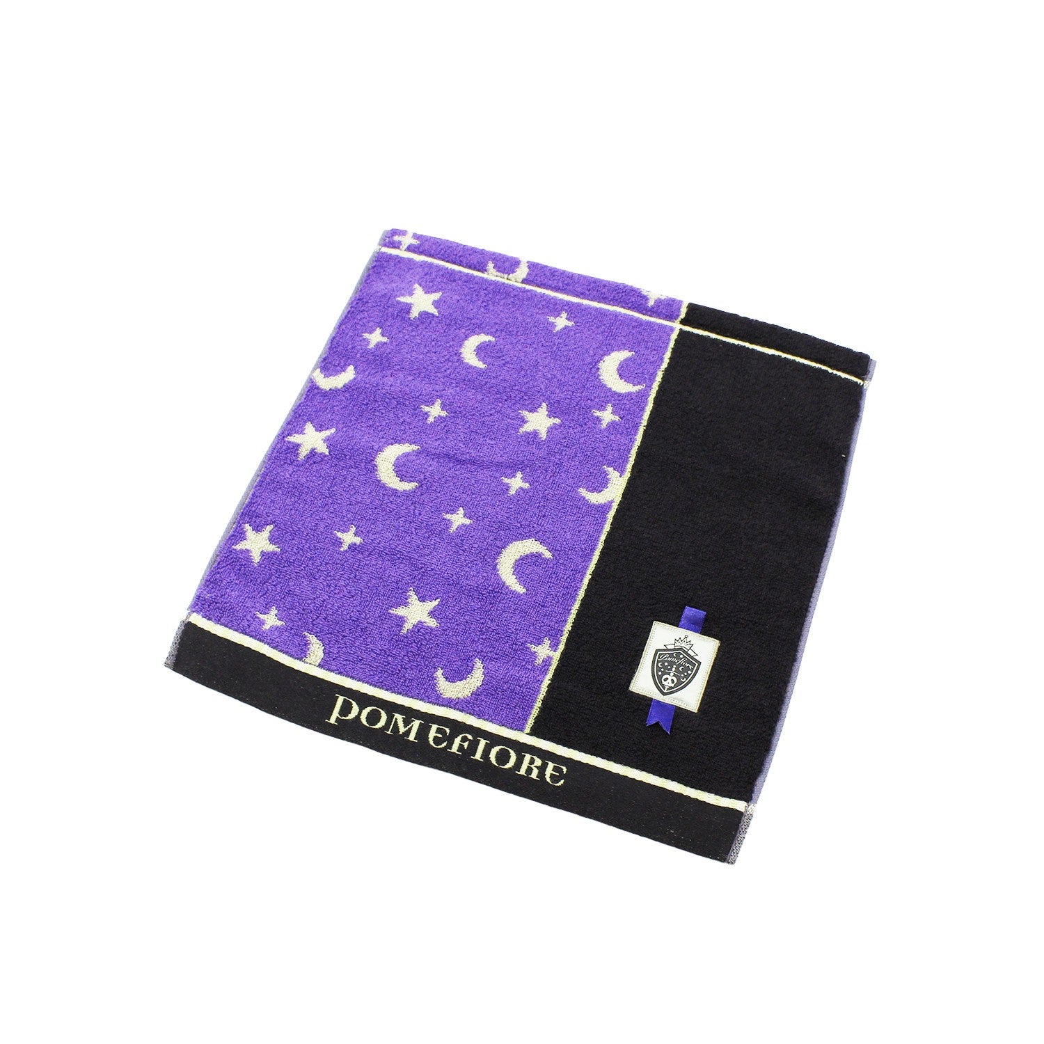 "Disney Twisted Wonderland" Wash Towel Purple Pomfiore 38-5011080-PO