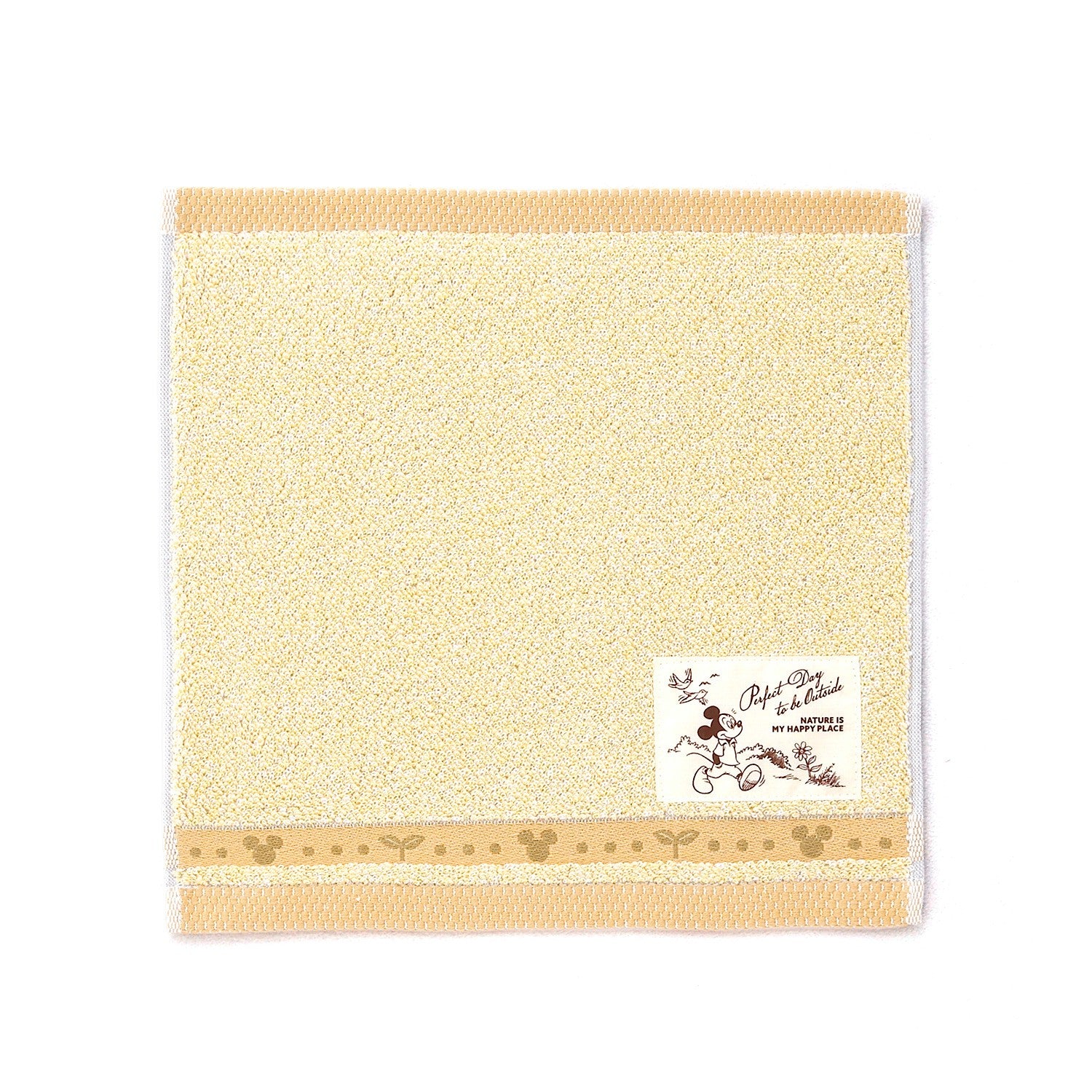 Disney Towel Handkerchief Natural Color Mickey Mouse 38-1370070-IV