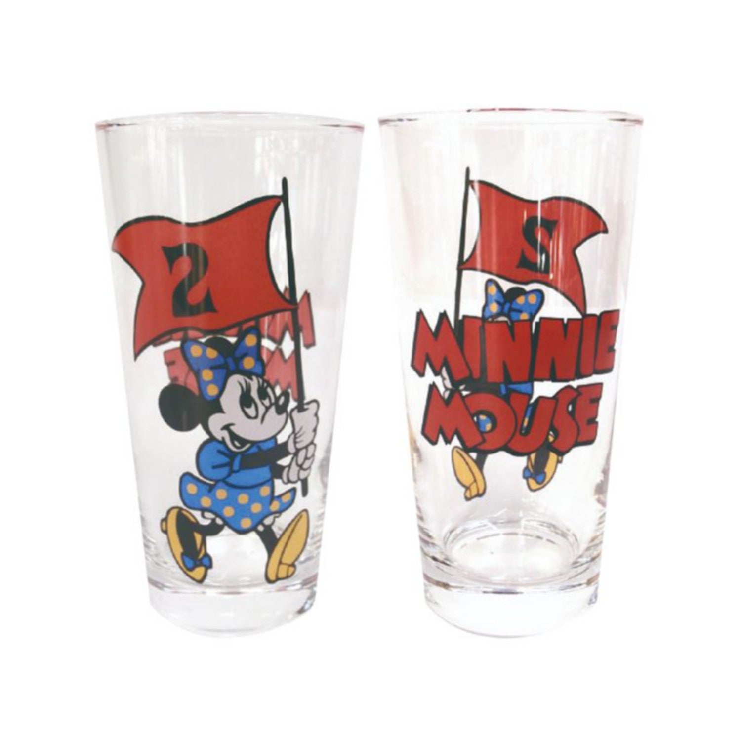 Disney Nostalgica Glass Minnie Mouse Flag 2