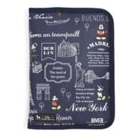 Multi case/mother and child notebook case zipper type / Mickey Mouse / LET’S TRAVEL / Mickey Mouse /